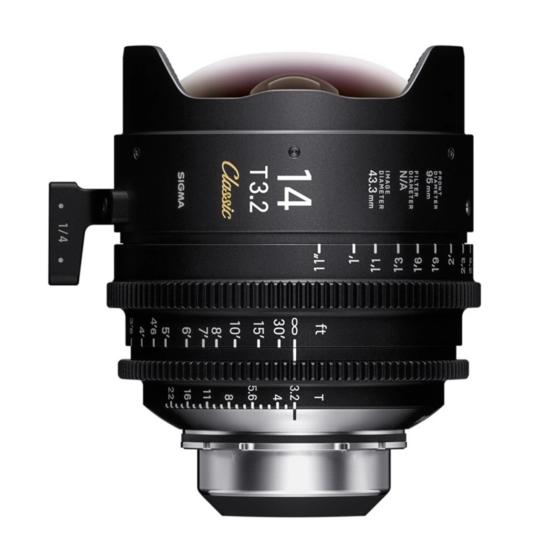 SIGMA CINE 14mm T3.2 FF CLASSIC F/AP2 (METRIC) iTechnology pro Arri PL