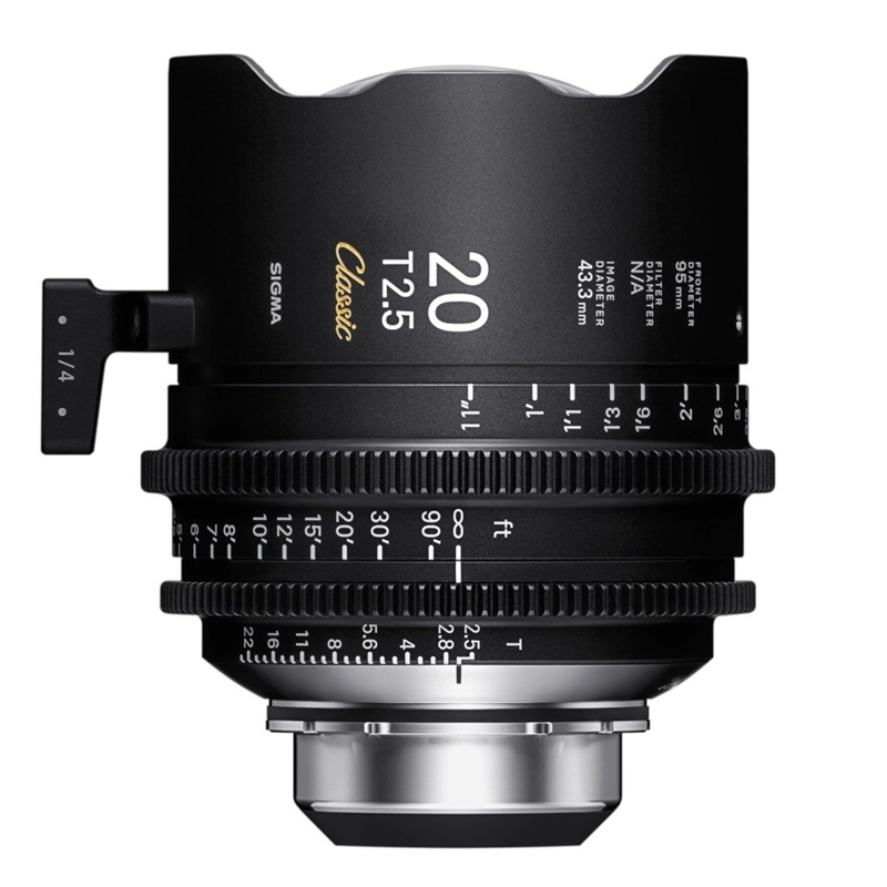 SIGMA CINE 20mm T2.5 FF CLASSIC F/AP2 (METRIC) iTechnology pro Arri PL