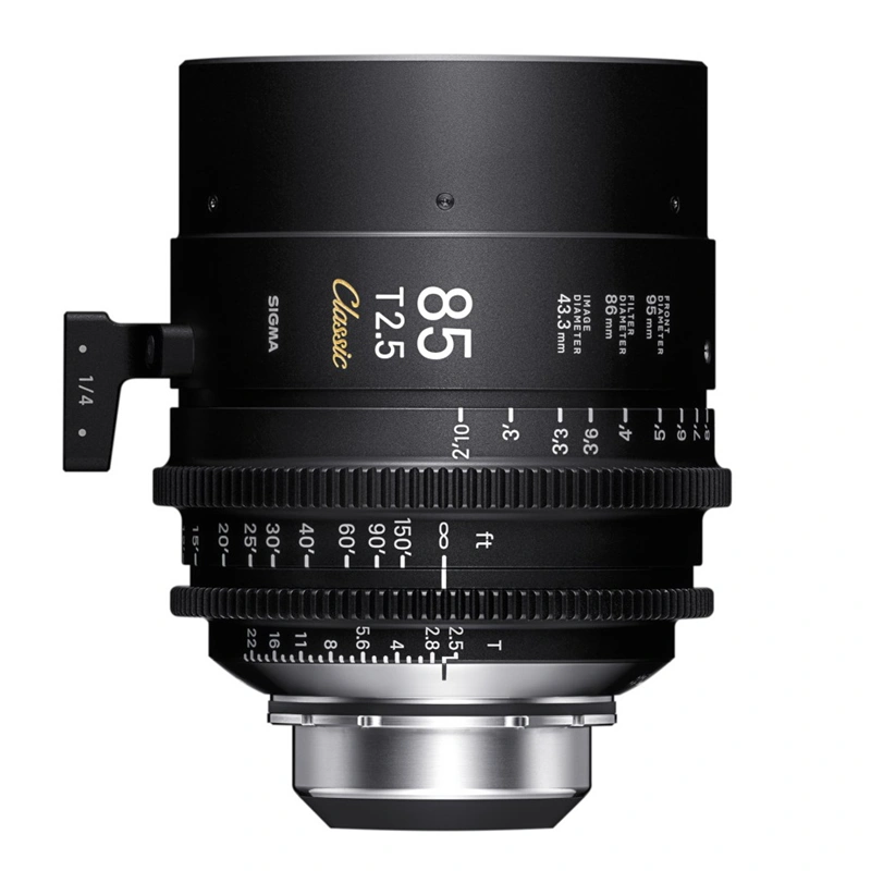 SIGMA CINE 85mm T2.5 FF CLASSIC F/AP2 (METRIC) iTechnology pro Arri PL