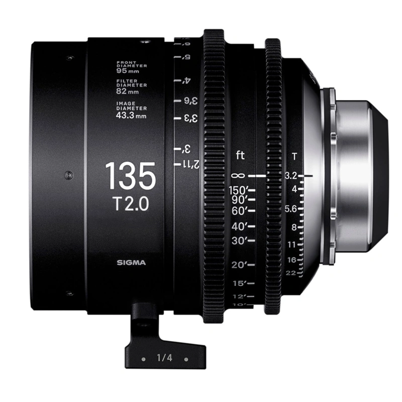 SIGMA CINE 135mm T2 FF F/AP2 METRIC iTechnology pro Arri PL