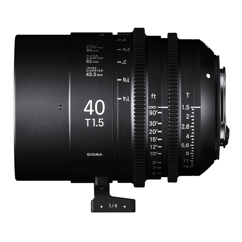 SIGMA CINE 40mm T1.5 FF FL F/VE METRIC Fully Luminous pro Sony E