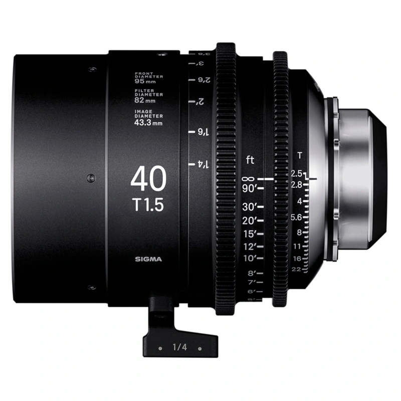 SIGMA CINE 40mm T1.5 FF F/AP2 METRIC iTechnology pro Arri PL
